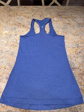 lululemon athletica Heathered Blue Racerback Tank